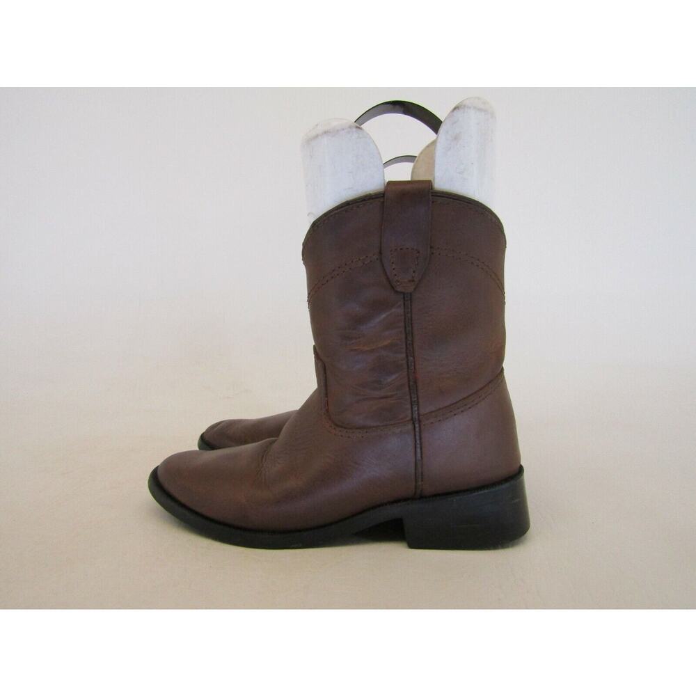 Dan Post Toddler Size 7.5 D Brown Leather Roper Cowboy Western Boots